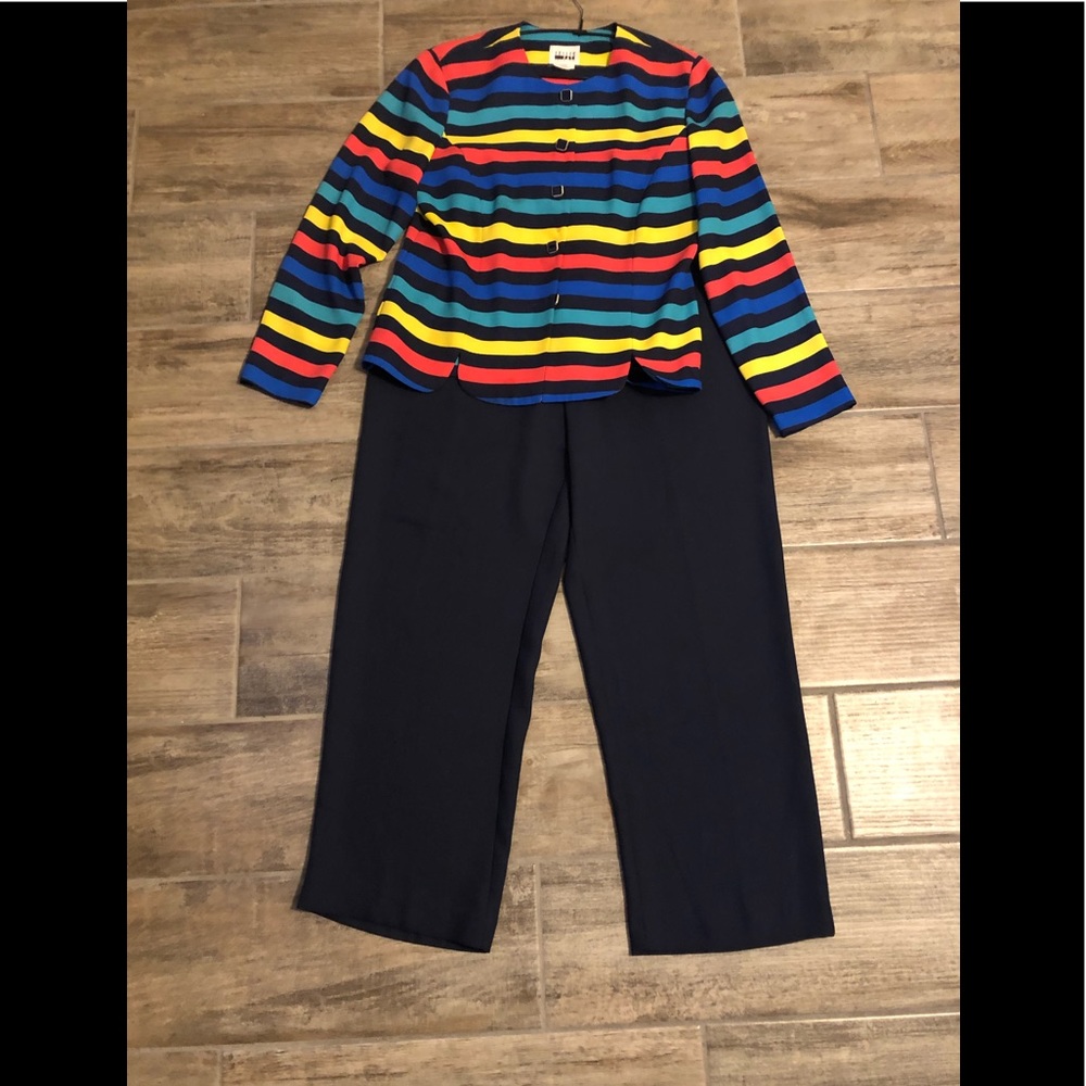 Two pieces Suit blaze and pants
